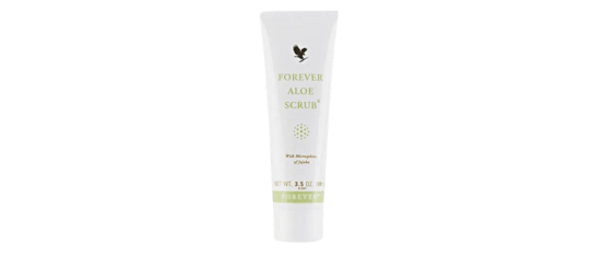 Forever Aloe Scrub nježni prirodni piling s aloe verom i mikrosferama jojobe za blistav i čist izgled kože.