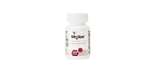 Forever Vitolize Women — vitaminsko-mineralni dodatak prehrani s biljnim ekstraktima poput pasiflore, šisandre i brusnice.