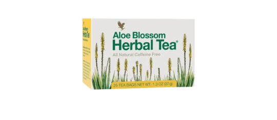 Aloe Blossom Herbal Tea® je biljni čaj bez kofeina s kamilicom, đumbirom, cimetom i cvjetovima aloe, namijenjen opuštanju uma i tijela, s izvrsnim okusom i aromom.